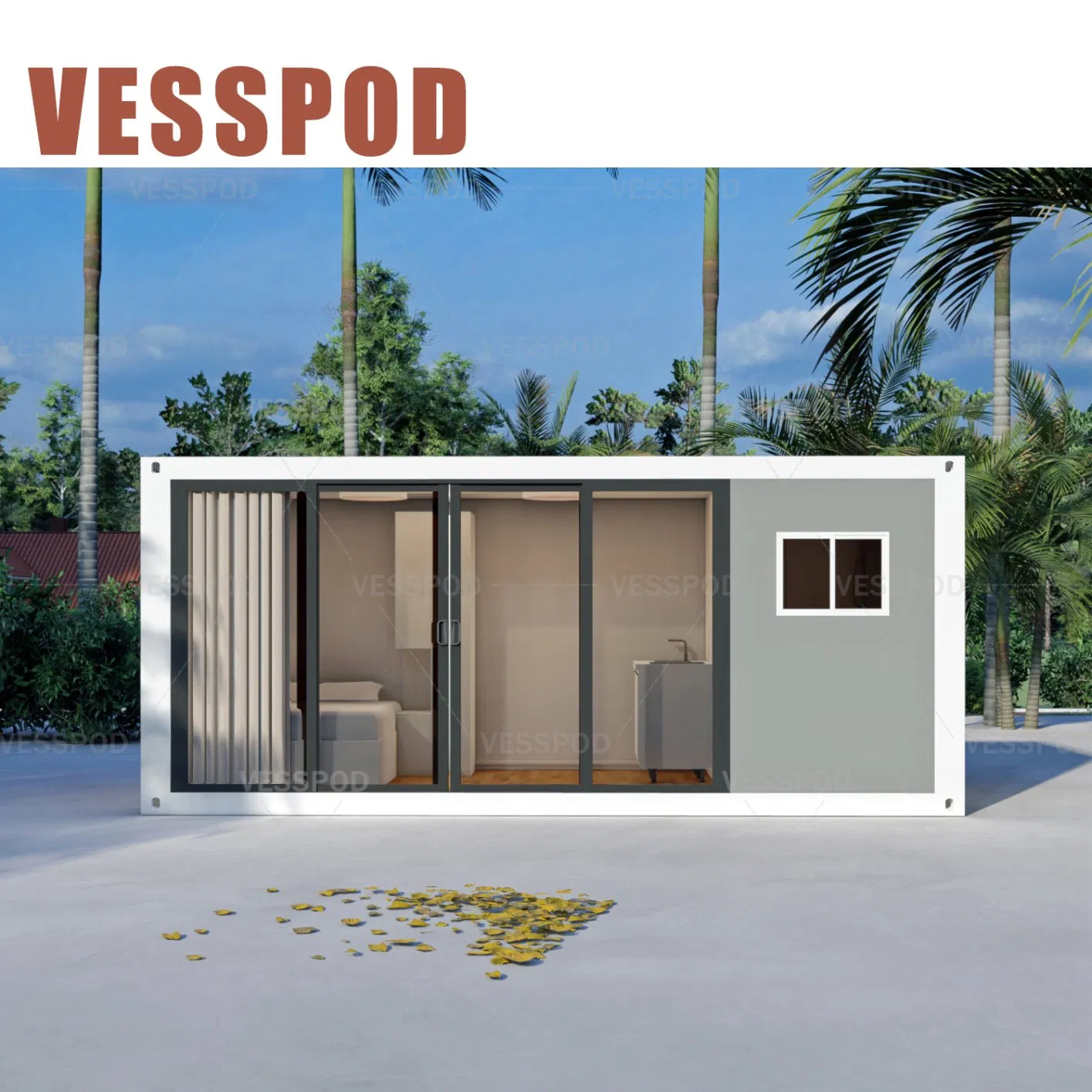 Transportable Foldable Houses Mobile Home Prefab Living Container House for Sale