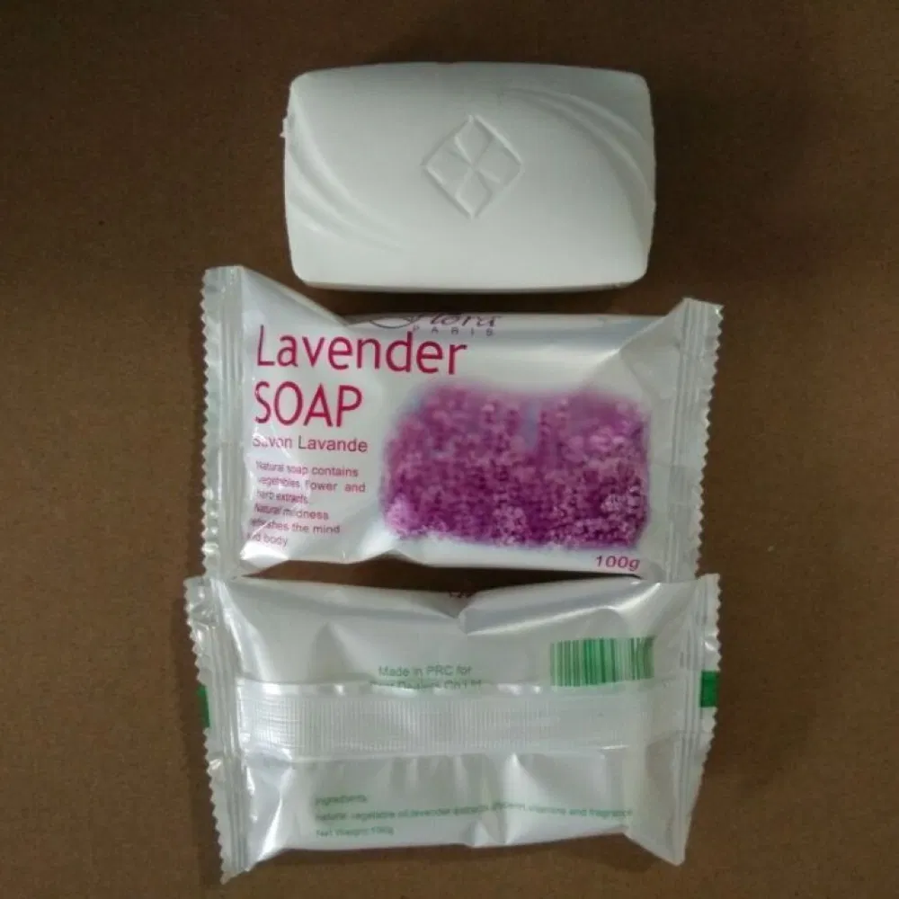 Beauty Massage Soap Bar with Biodegradable Wrapped for Hotel Guest Room