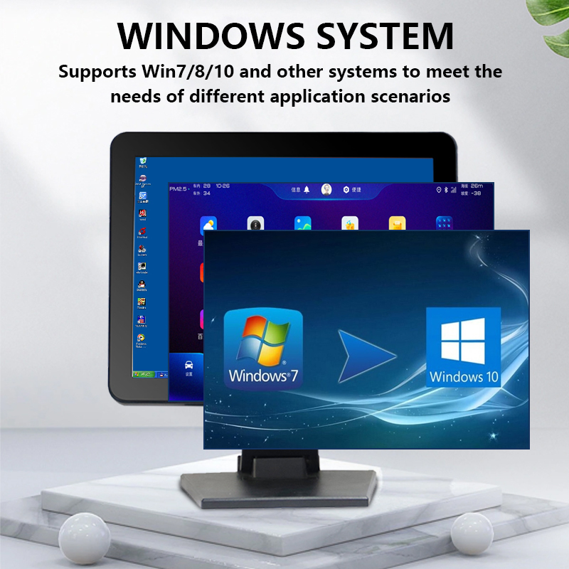 Pcap 15 17 19 Inch Resistive Touch Screen Monitor Open Frame LED Tn Monitor Wall Mounting Support for Industrial and Shop