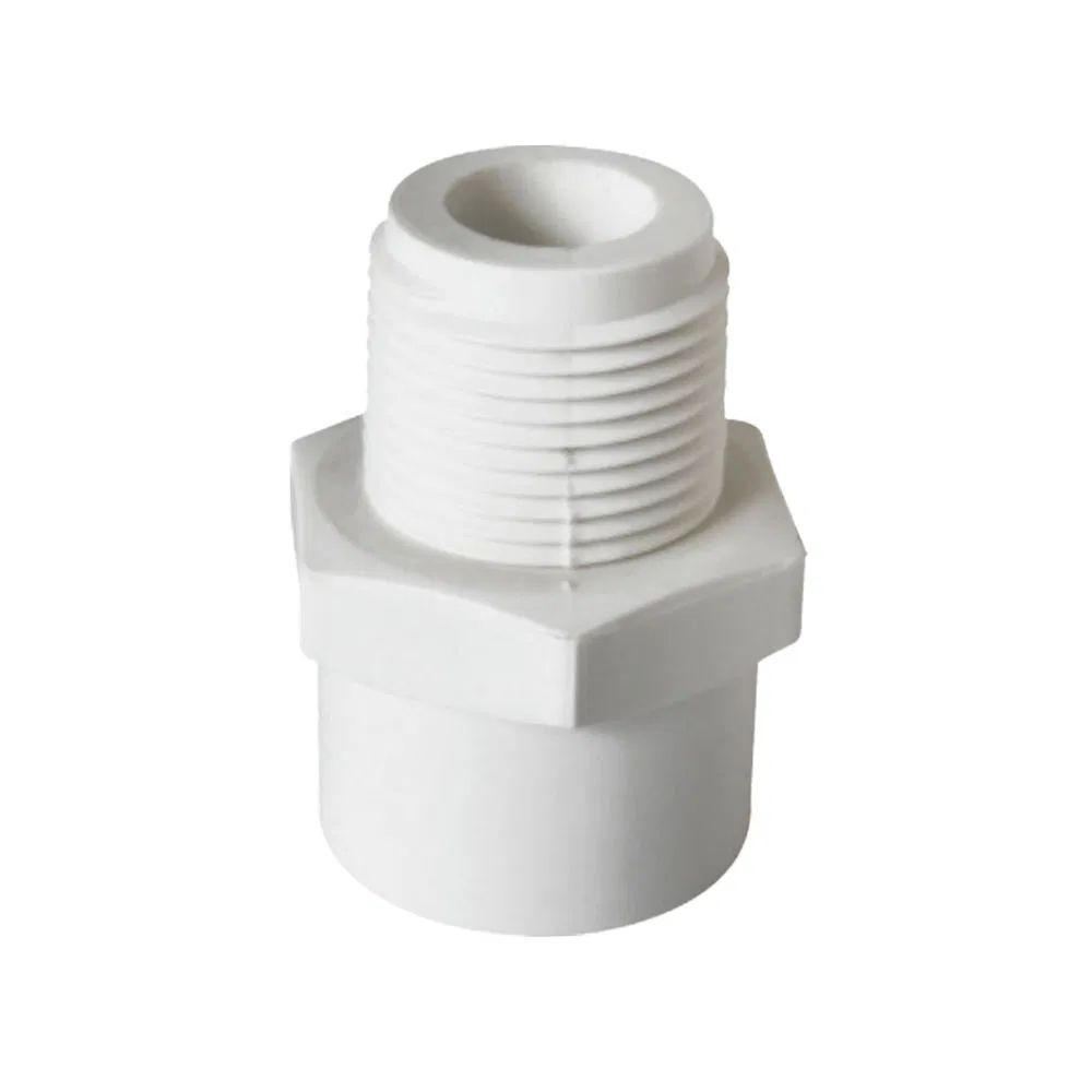 Durable ASTM D2466 Sch40 PVC Male Threaded Water Pipe Adapter