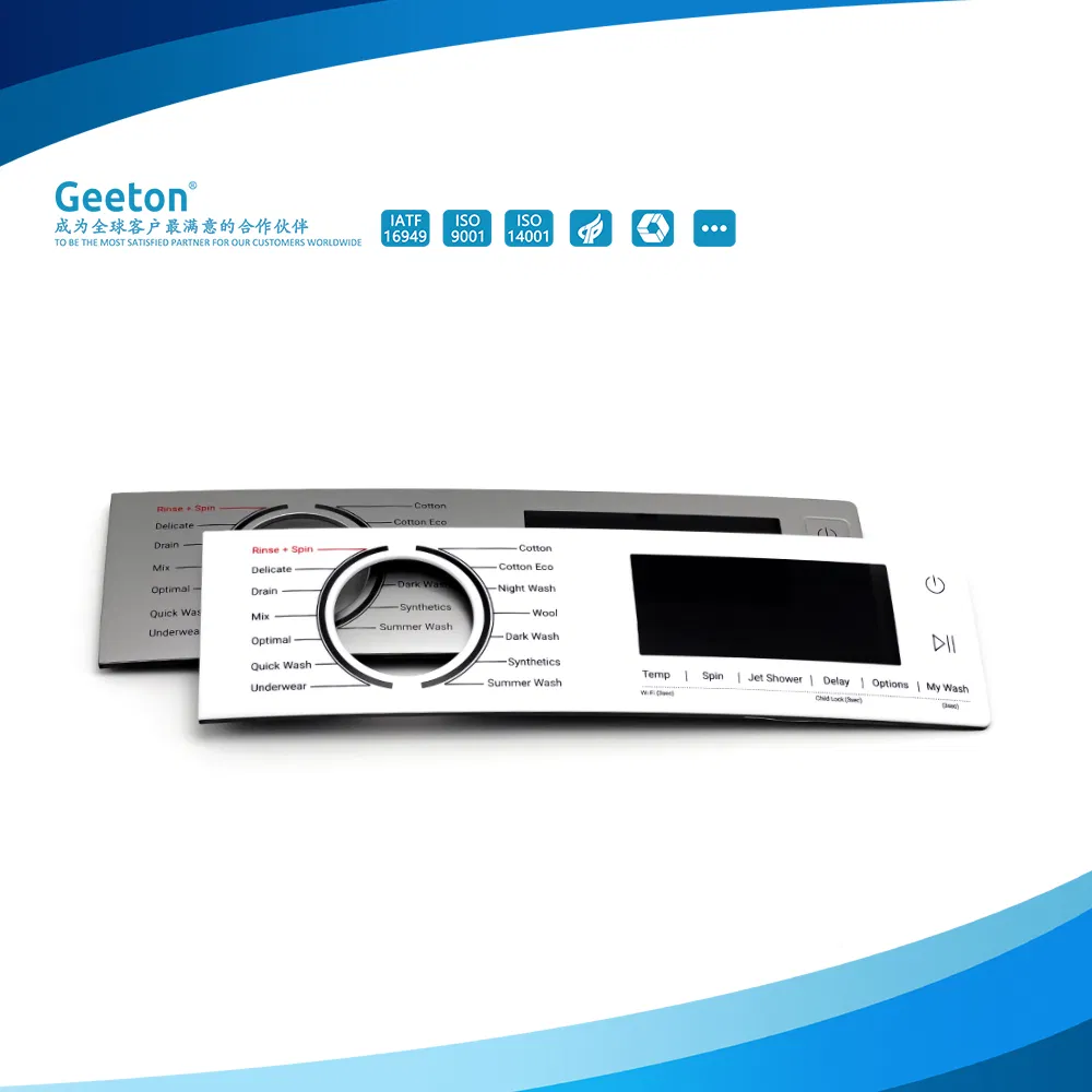 Customizable in-Mold Labeling Washing Machine Panel