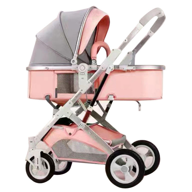 European Style Pass Easy to Carry Baby Trolley Light Weight One Hand Folding Stroller