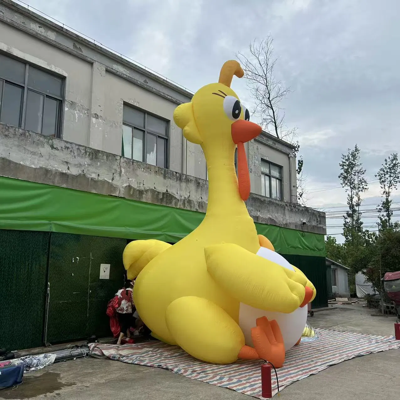 Boyi Custom Advertising Inflatable Chicken Model Holiday Promotion Inflatable Turkey Decoration