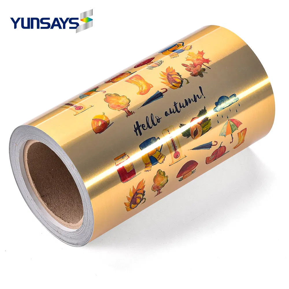 Printable Vinyl Sticker Custom Wholesale Blank A4 Size Sheet Inkjet Laser Self Adhesive Glossy Gold Brushed Inkjet Sticker Paper