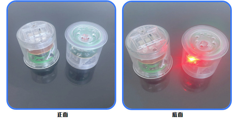 Transparent Music Squeeze Box with Light-up Toy and Music Box