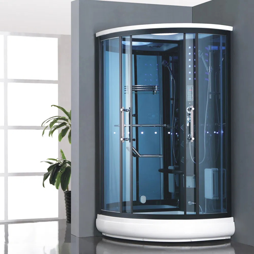 Tempered Glass Door One Person Steam Room Enclosed Steam Shower