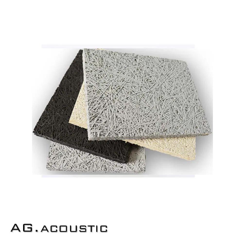 AG. Acoustic Nature Pattern Thickness 25mm Wooden Wool Cement Sound Absorbing Wall Board for Stadium
