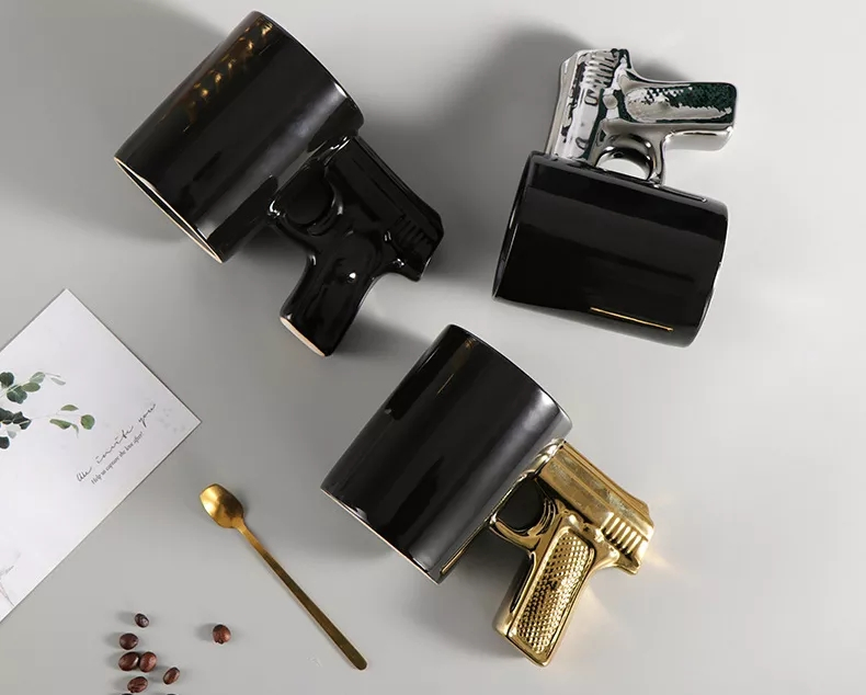 Керамическая кружка с ручкой, белая, 12/15 унций