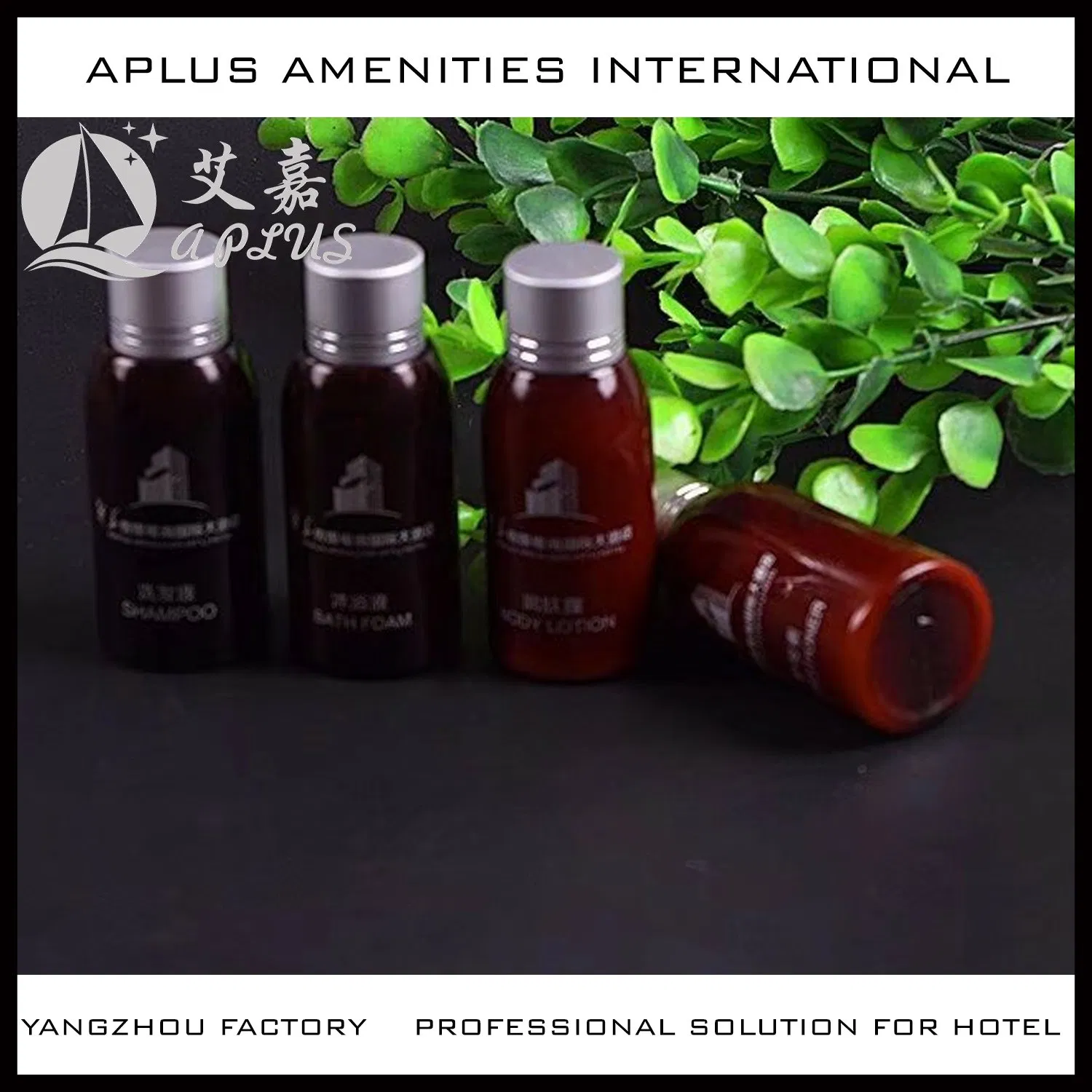 High Quality Empty Hotel Shower Gel Shampoo Bottles 30ml 50ml Pet Bottle for Sale 02