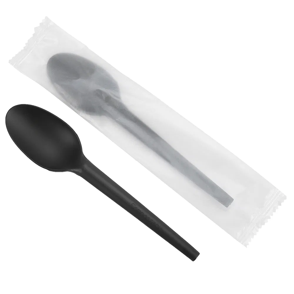 Attractive Price New Type PLA Cutlery Ice Cream Disposable Plastic Spoon