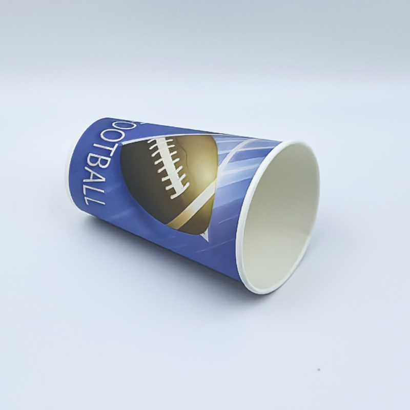 Бумажные стаканы 12 унций с печатью, биоразлагаемые