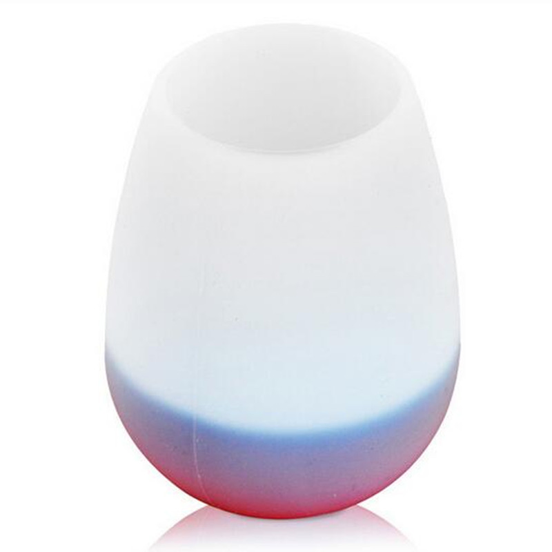 Силиконовая складная чашка для вина и сока