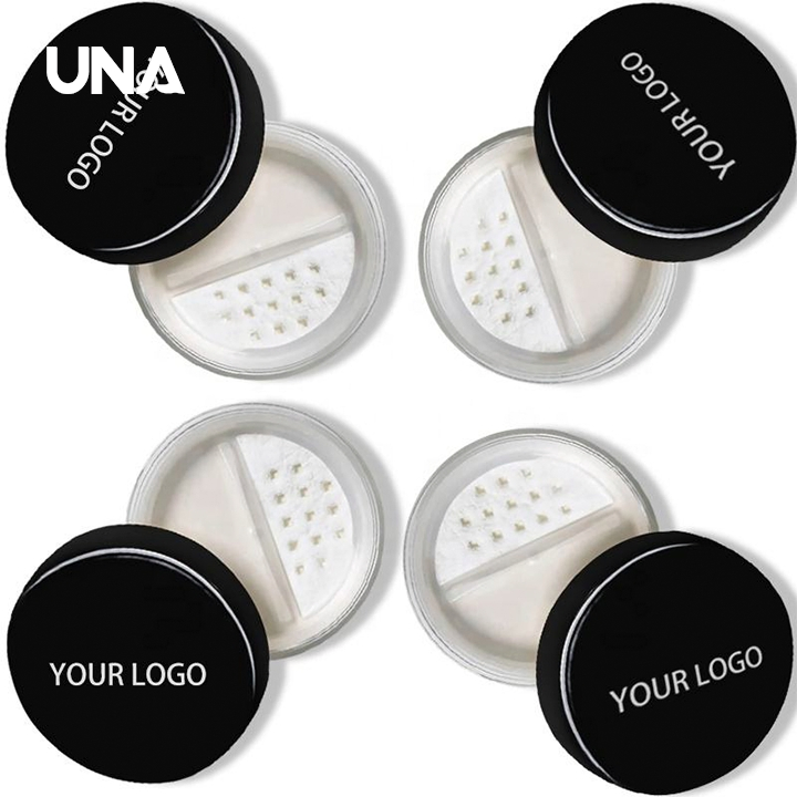 OEM Fine Milled Compact Loose Powder Long Lasting Makeup Talc Free Pressed Loose Face Setting Powder Private Label