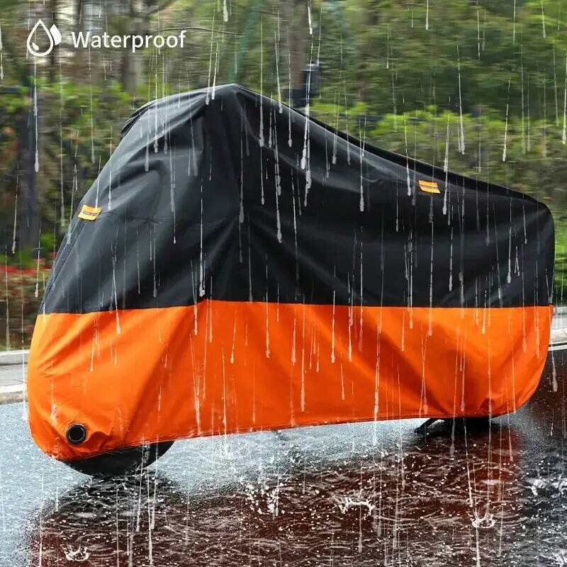 Waterproof Polyester Oxford Motorbike Cover Sun UV Proof for Outdoor Use Car Covers for Motorcycles