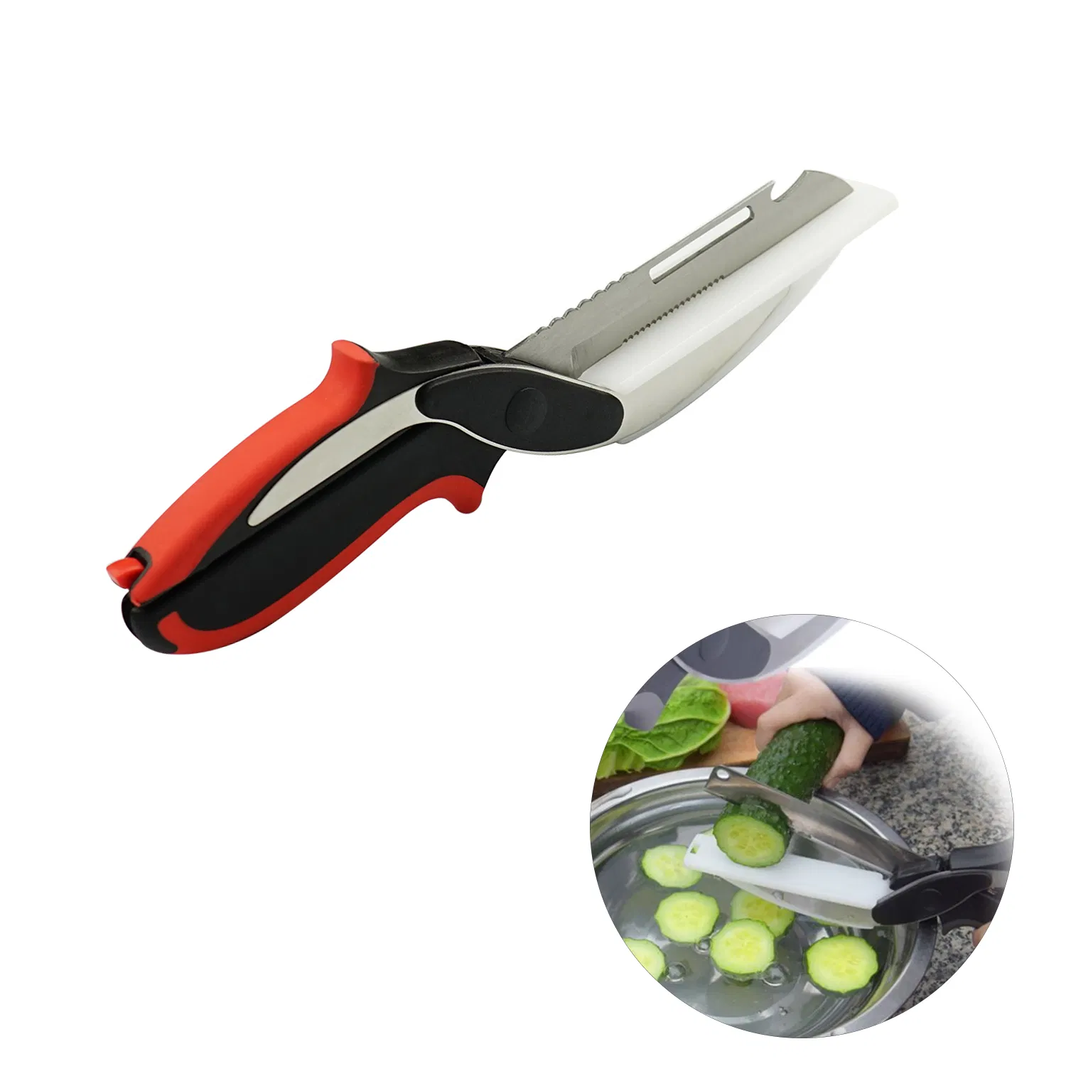 Vegetable 2 in 1 Cutter Food Chopper Multifunction Kitchen Scissors Clever