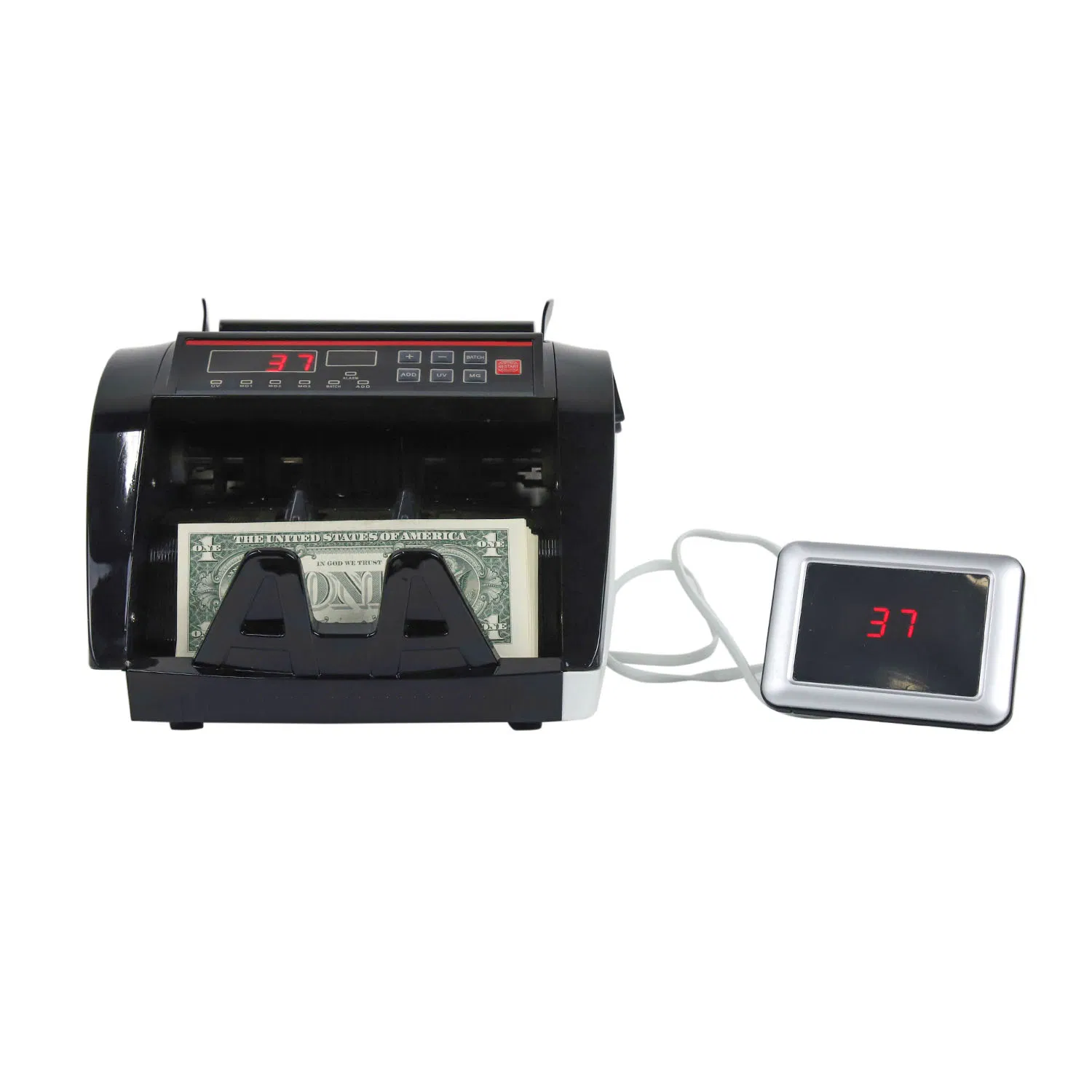 LD-6100-2 Plastic Money Counting Machine With LED Display Bill Counter Cash Detector
