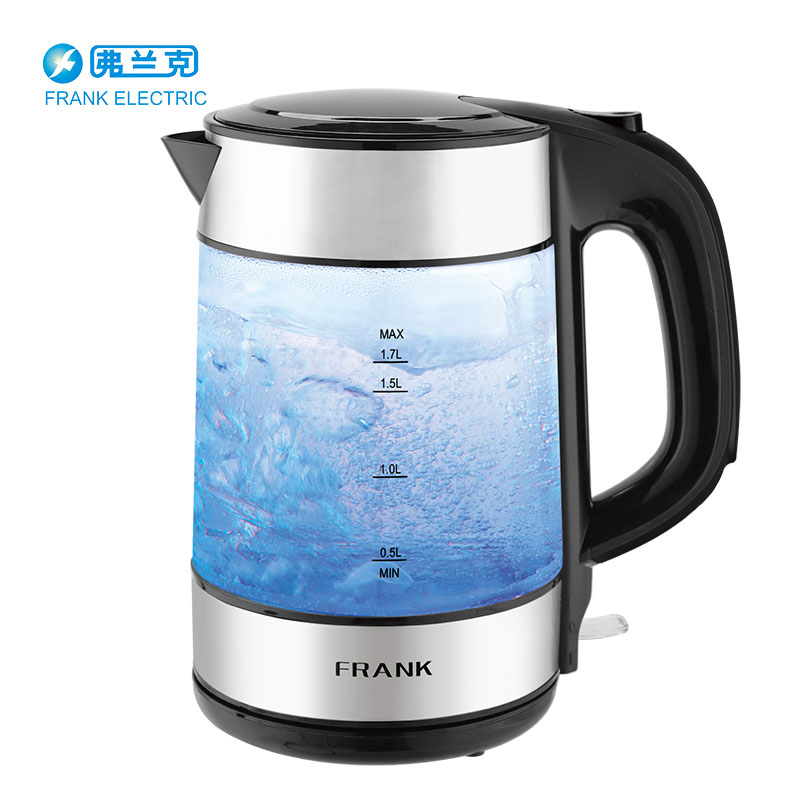Hot Selling Electric Glass Tea Kettle Tea Maker with LED Lamp Ring