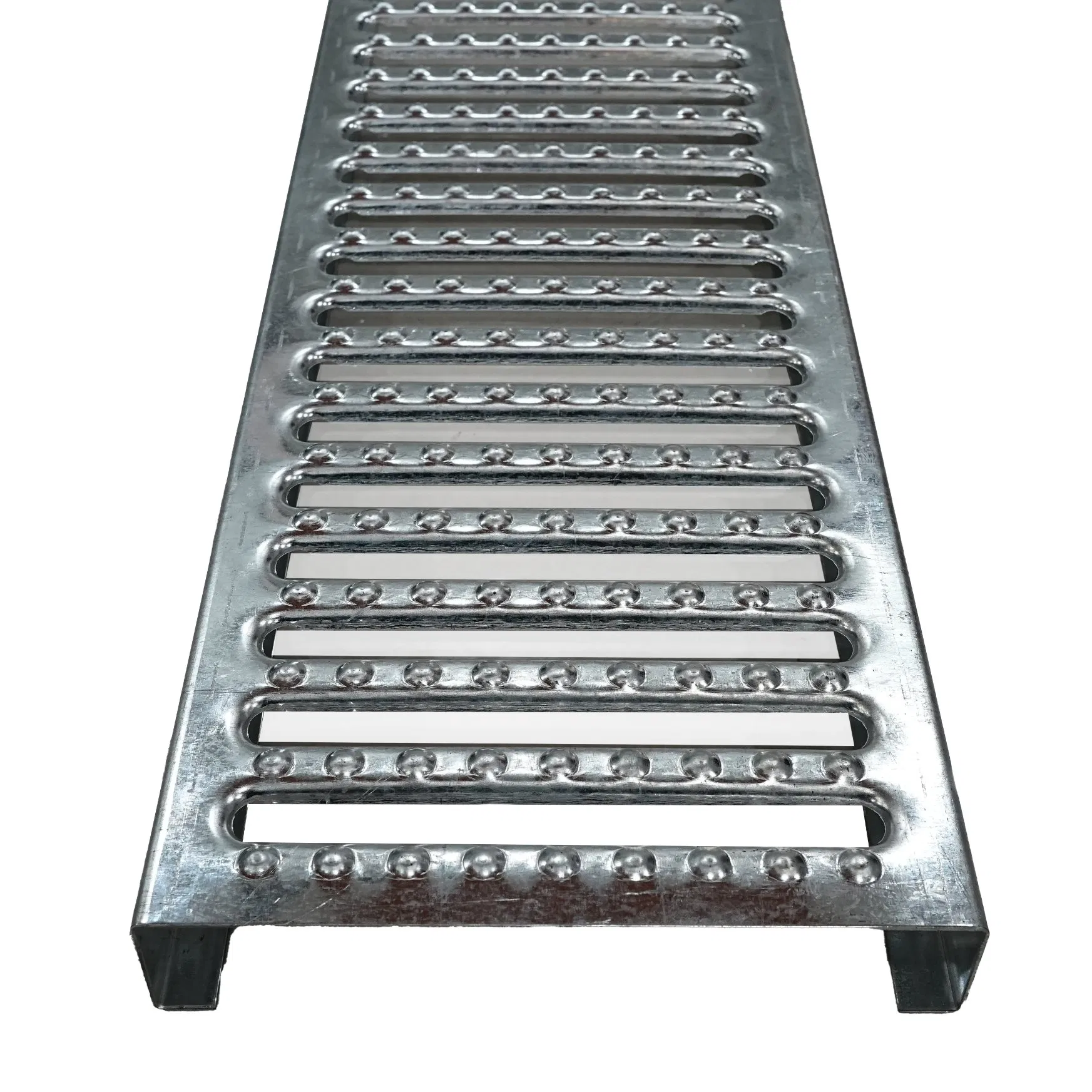 Heavy-Duty Galvanized Steel Metal Anti-Slip Safety Grating for Industrial Construction