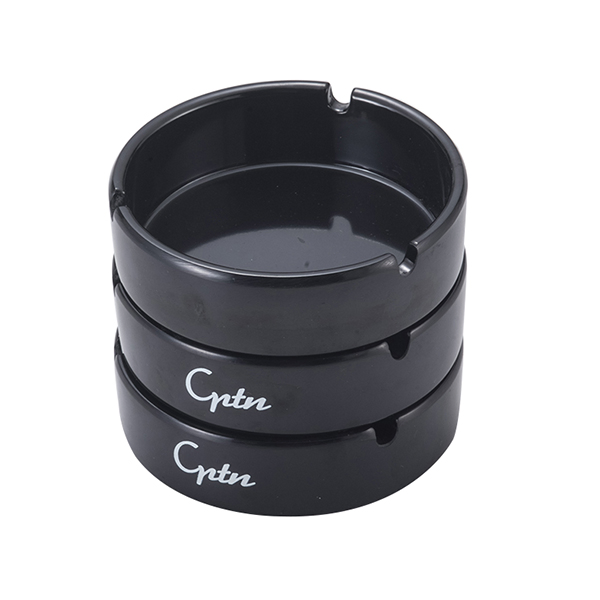 High Quality Plain Color Customized Logo Round Ashtray Melamine Ashtray