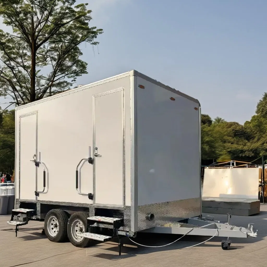 Custom Modern Mobile Restroom Trailer Outdoor Bathroom Luxury Portable Toilet Price