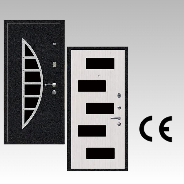 Exterior Security Steel MDF PVC Wooden Door for House (SC-A216)