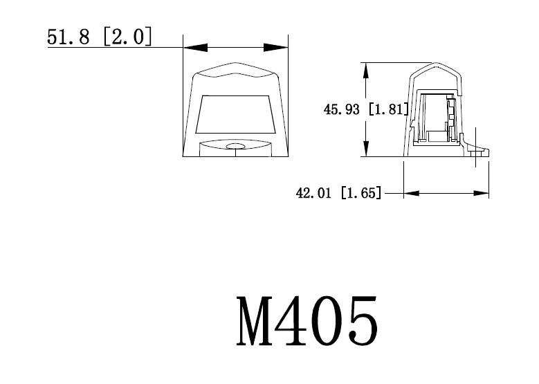 Светодиодный фонарь подсветки номерного знака LM-405