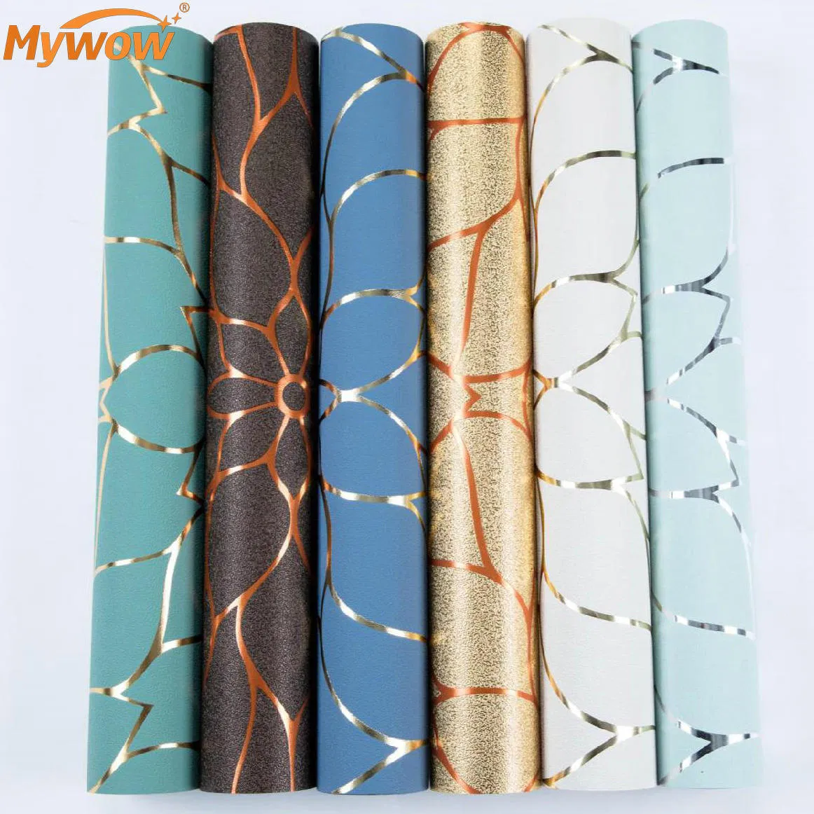 2024 Wall Art Luxury Home Metallic PVC Wallpaper 3D Wall Paper