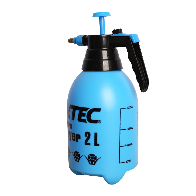 Fixtec Agriculture Hand Pump Sprayer 2L PE 1.4bar Garden Copper Nozzle Sprayer with PE Bag