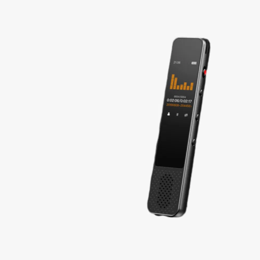 Professional Voice Recorder HD Noise Reduction Portable Audio Device Meeting Use