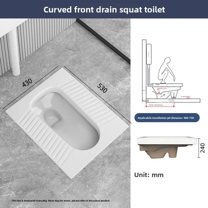 High-Quality Ceramic Squat Toilet for Durability and Style