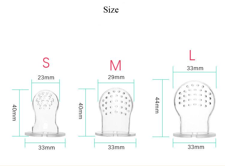 Best Popular Amazon BPA Free Silicone Baby Food Feeder Baby Pacifier