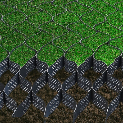 Geocell for Driveway Smooth Geocell Mat and Geogrid 100mm/150mm/200mm Cell Depth: 50mm, 100mm, 150mm, 200mm, 250mm