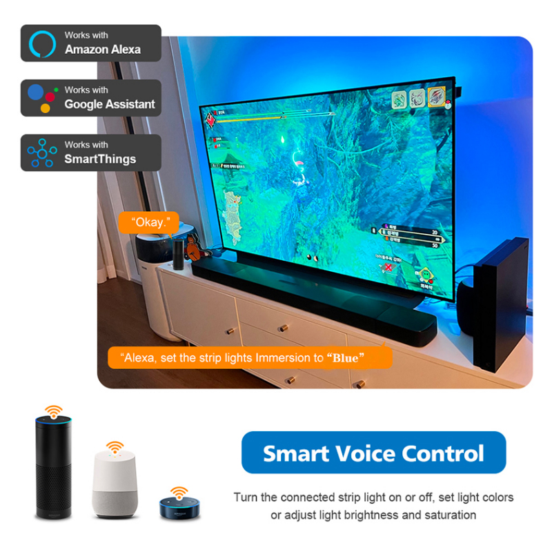 Светодиодная лента Wi-Fi 5050 RGB 12V с контроллером