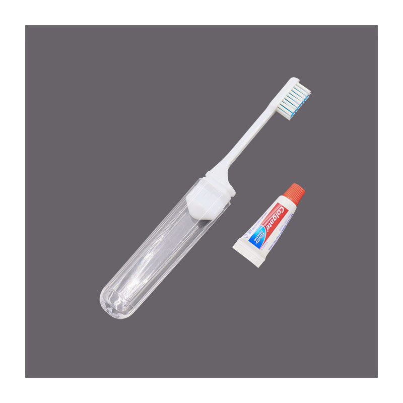 Manufacturer Travel Folding Toothbrush with Toothpaste Hotel