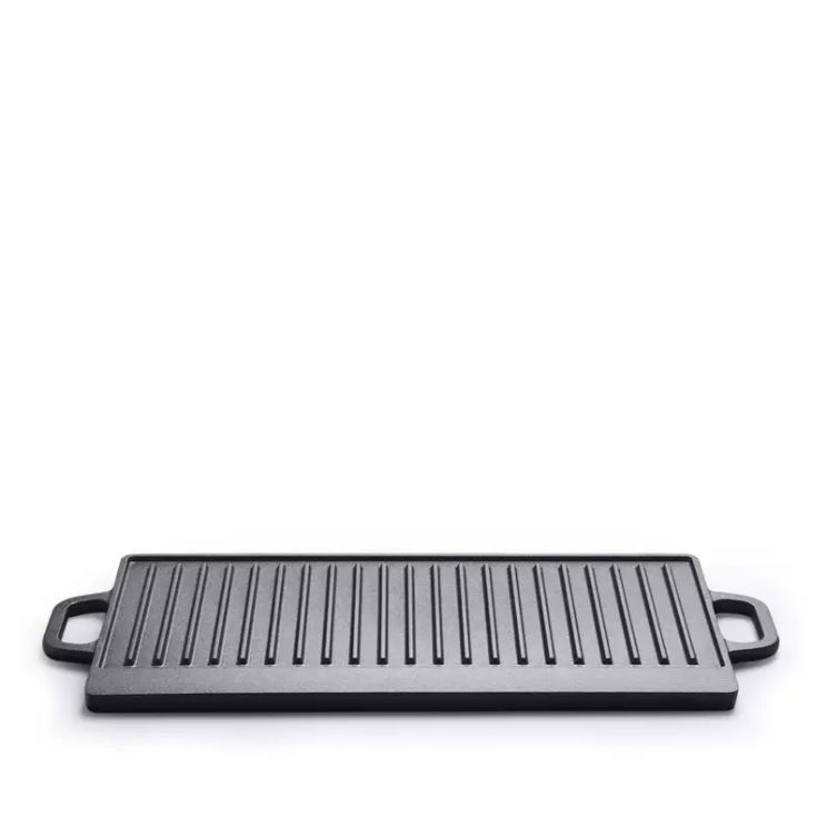 Durable Reversible Cast Iron Griddle with Compact Size for Easy Storage