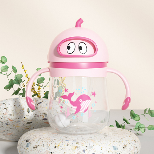 BPA Free Infant Bottle Wide Neck Cup Water Bottle Baby Straw Cup