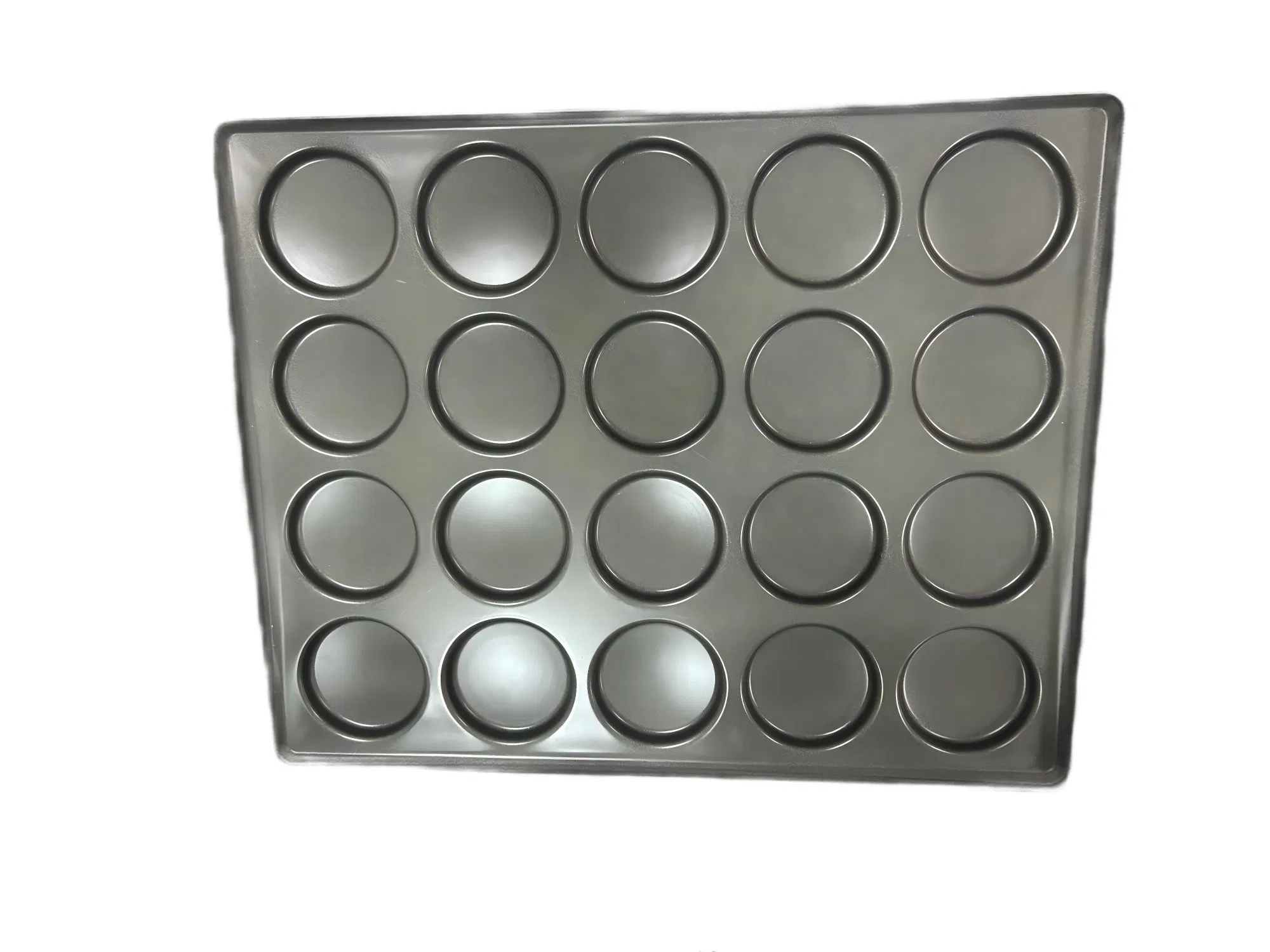 780X580mm 20 Cavities 4 Inches Hamburger Bun Pan Custom Alusteel Baking Pan