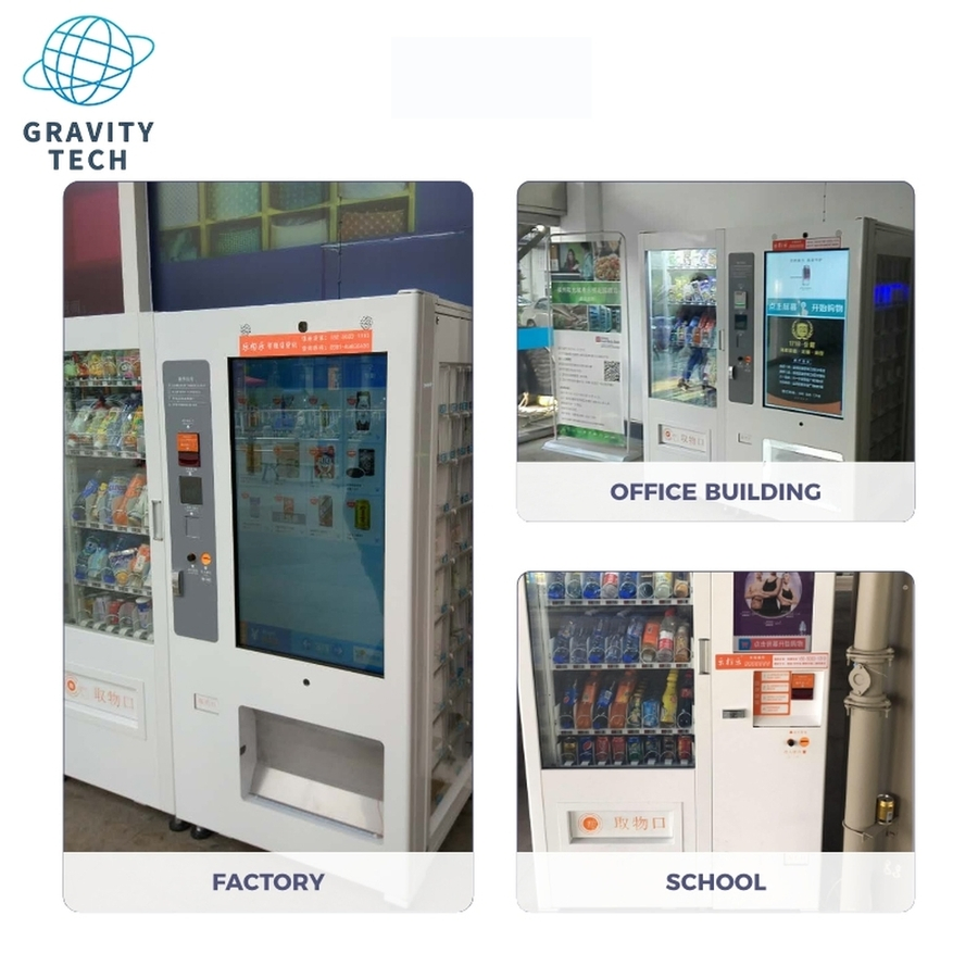 OEM ODM Custom Gv-8006 Cost-Effective Chilled Refrigerated Food Vending Machine