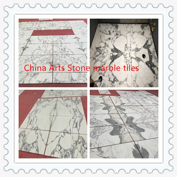Building Material White/ Black Granite, Quartz Marble Floor Tile