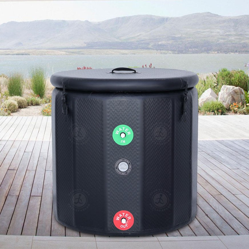 Custom OEM ODM Portable Outdoor Inflatable Cold Plunge Tub Ice Bath Tub for Adult Athletes Fitness Recovery