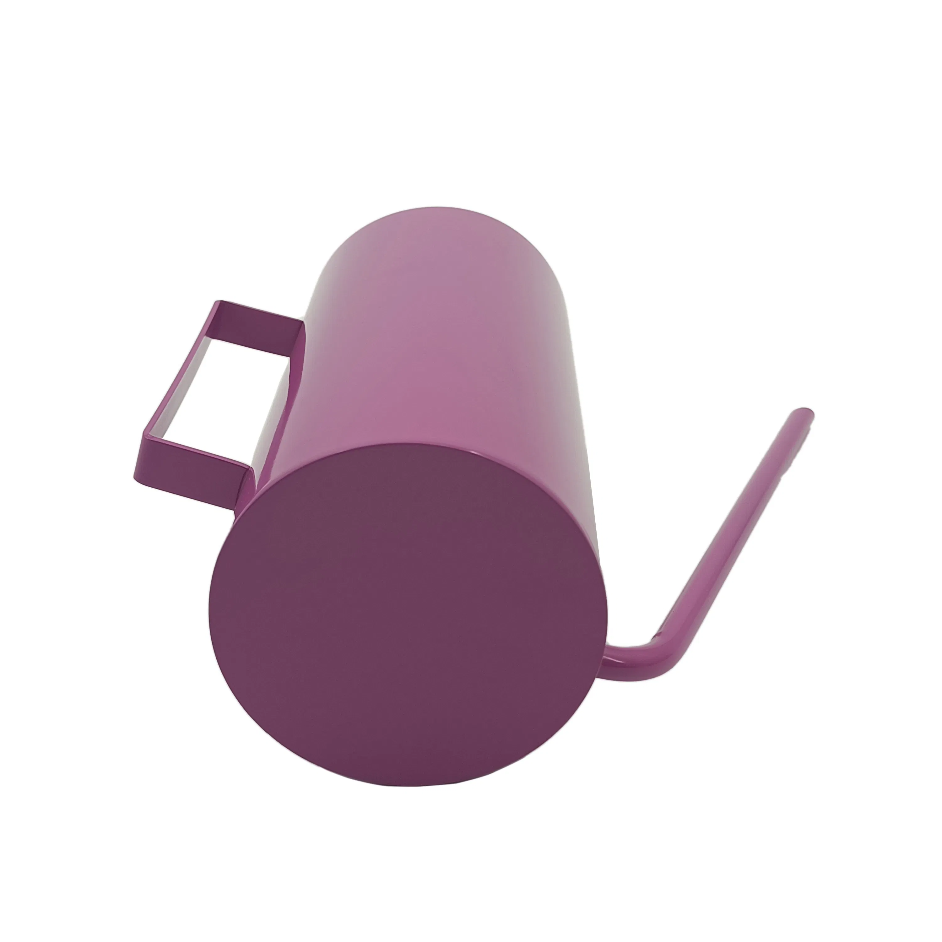 China Wholesale French Garden Pink Galvanized Metal Steel Plant Watering Can with Long Spout