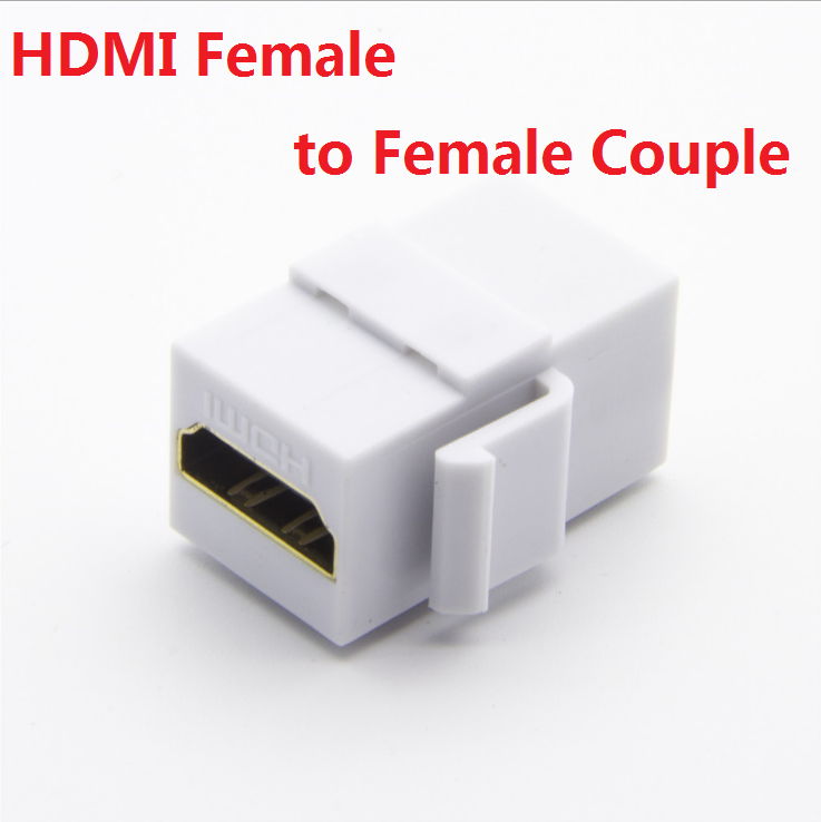 HDMI Female Panel Mount Connector with Secure Locking Adapter
