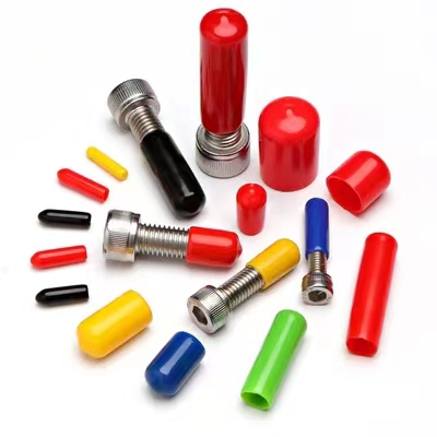 Industrial Customized Flexible Thread Protective Soft Rubber Silicone Steel Pipe End Caps, PE Plastic Round Rod/Stud/Bolts/Tube/Nut Used Dust PVC Vinyl End Cap