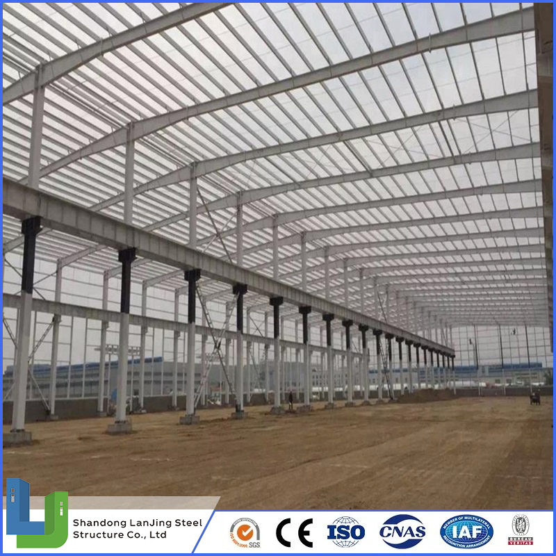 Wind-Resistant Fireproof Pre-Engineered Steel Structure Construction Building Shopping Mall with Insulated Sandwich Panel