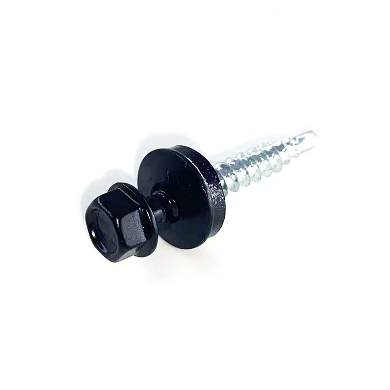 Painted Hex Washer Head Screw for Metal to Wood