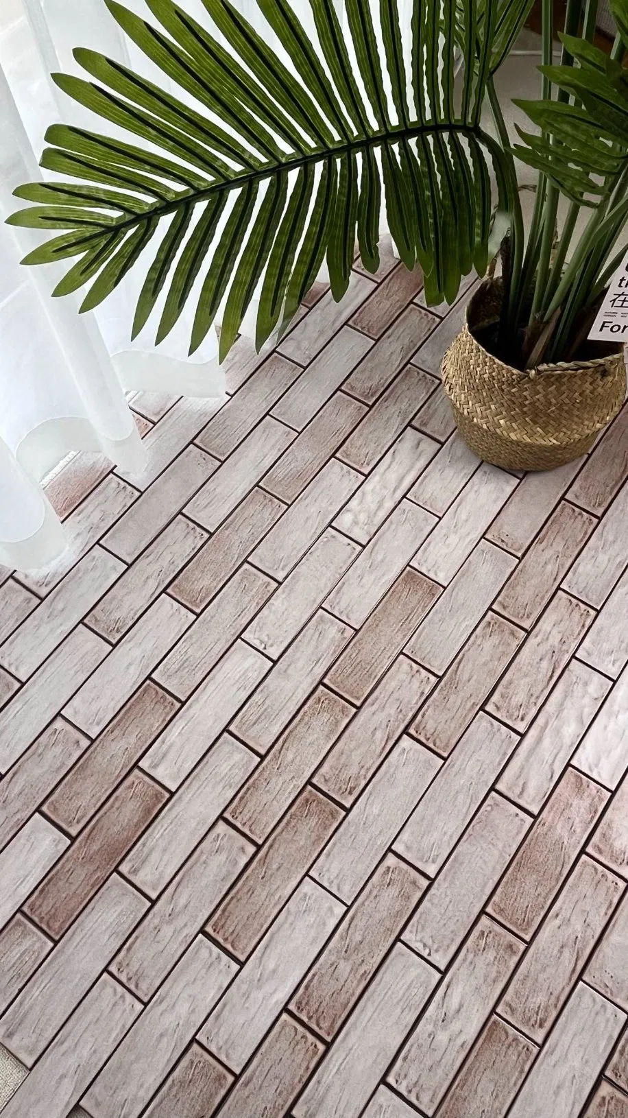High Quality Glazed Strip Waterproof Matte Subway Tile Porcelain Tiles Living Room Wall Home Decoration for Hotel Villa