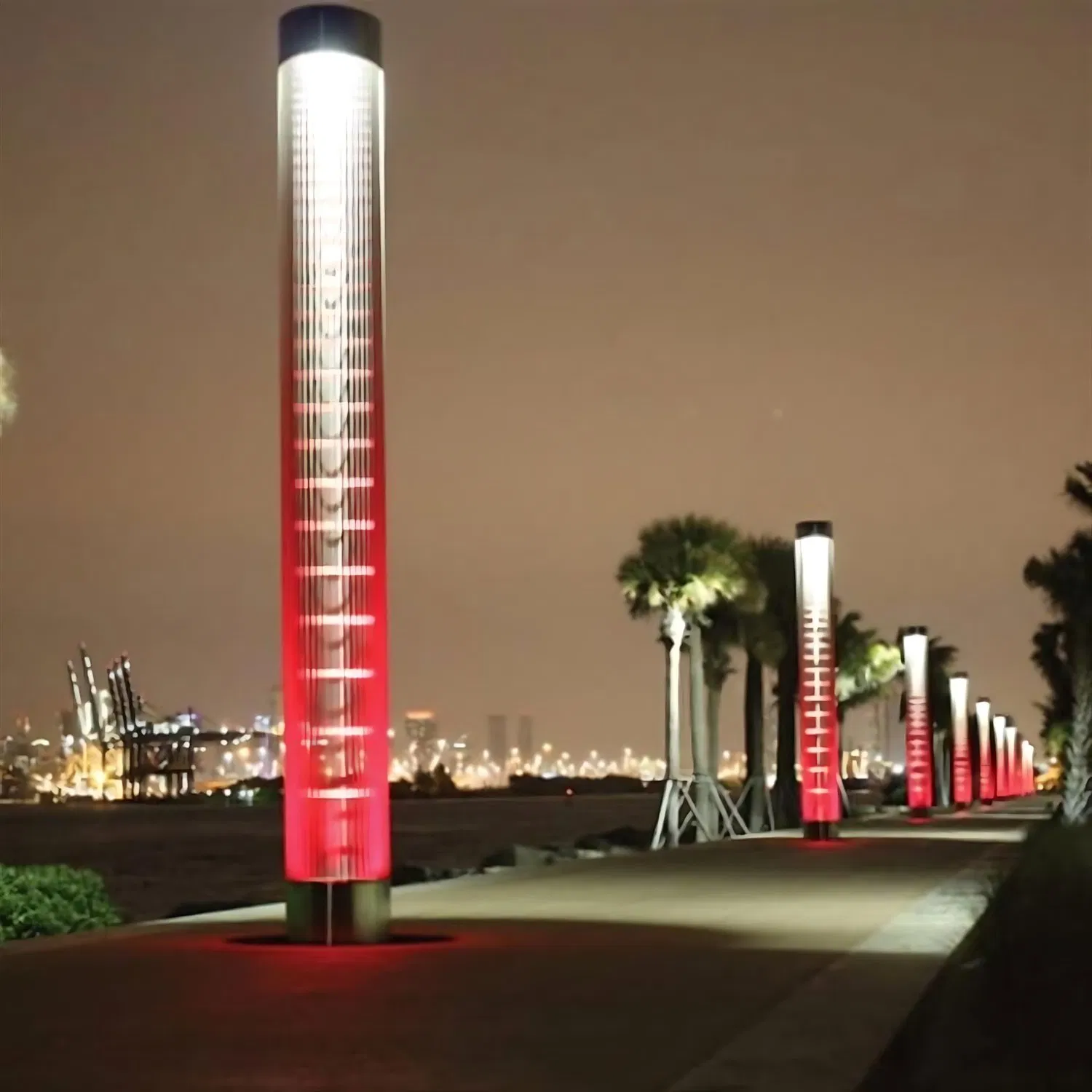 Outdoor Stainless Steel Light Pole with Mounting Bracket for LED Luminaires