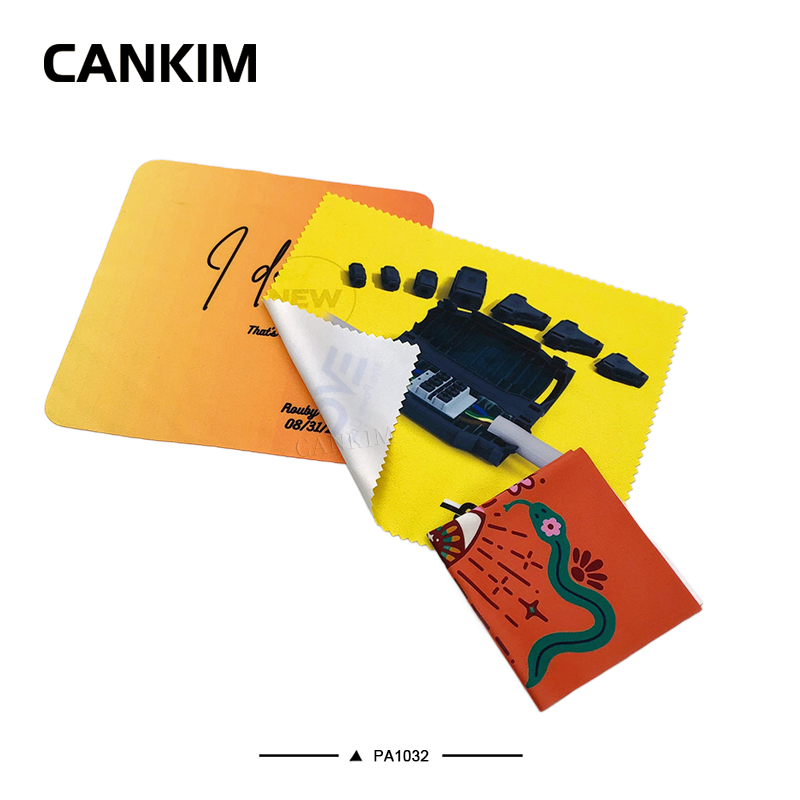 Factory Wholesale Pattern Customization Cleaning Cloth Glasses Polishing Cloths Microfiber Cleaning Cloth for Glasses