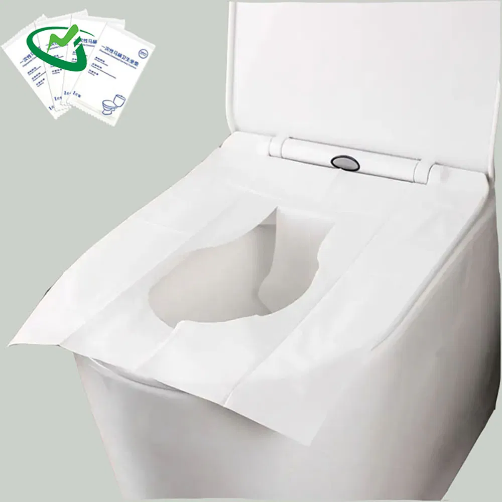 New Product 3ply Paper and Film Fast Flushable Disposable Toilet Seat Cover for Eco-Friendly