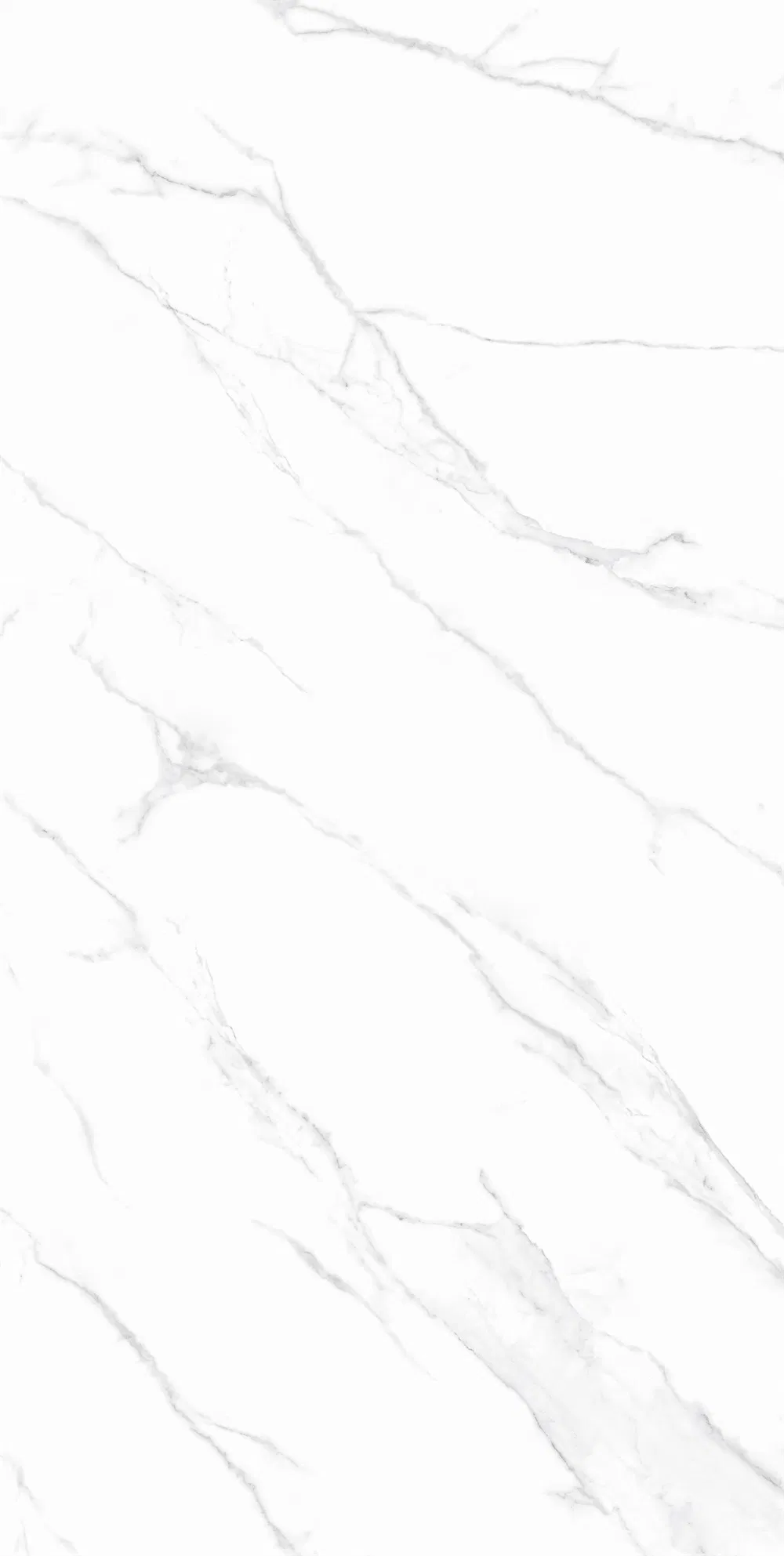Calacatta White Marble Look Sintered Stone for Kitchens Dining-Table and Bathrooms